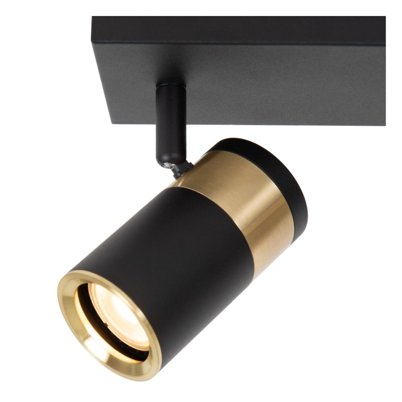 Lucide GORIK - Ceiling spotlight - 2xGU10 - Black